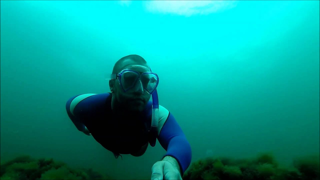 Freediving at Ransvik (Me)