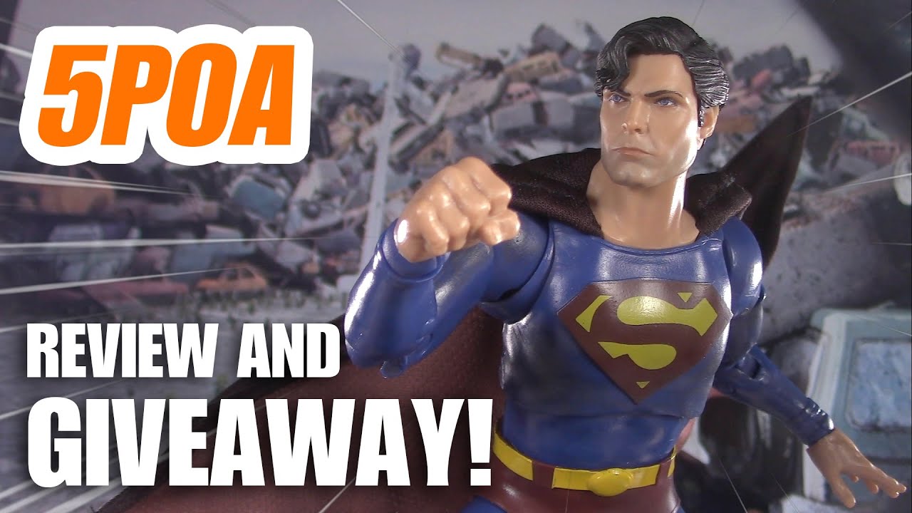 PLATINUM EDITION CHRISTOPHER REEVE HEAD SWAPS! DC Multiverse McFarlane Collector Edition Superman 3