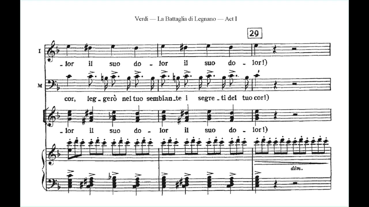 Verdi La Battaglia di Legnano highlights: Stella, Corelli, Bastianini (live) with score