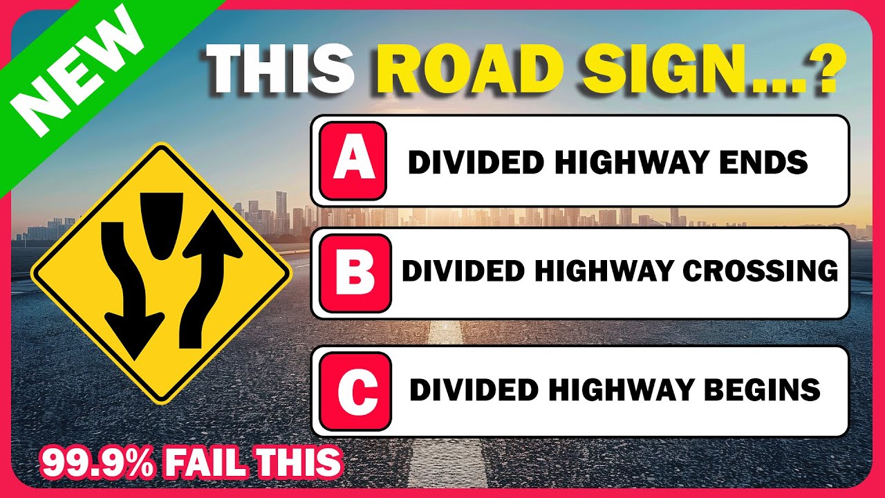2026 DMV Road Signs Quiz: 50 Must-Know Signs to Pass Your Test | Smart Driver Edition