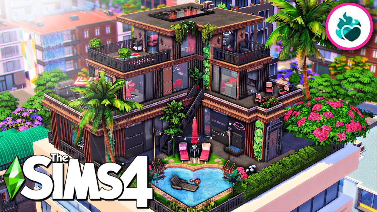 The Penthouse of Love ❤️‍🔥 || The Sims 4 Lovestruck Speed Build