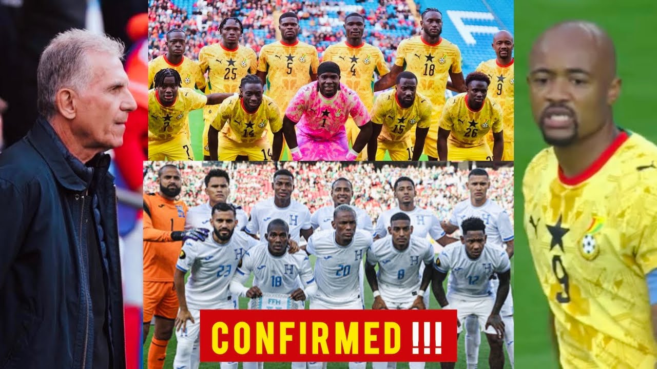 BREAKING🇬🇭: Black Stars final Pre-World Cup friendly Confirmed! Jordan Ayew & Kurt Okraku on trophy.