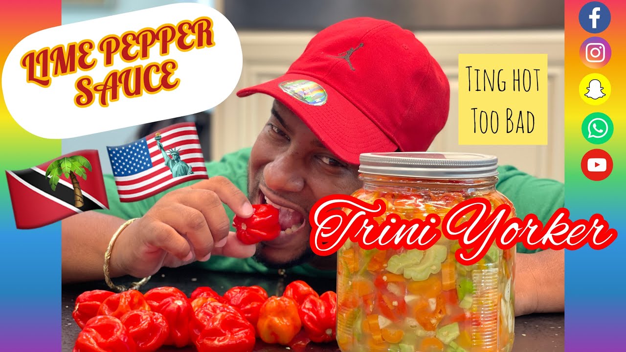 TRINI STYLE LIME PEPPER SAUCE