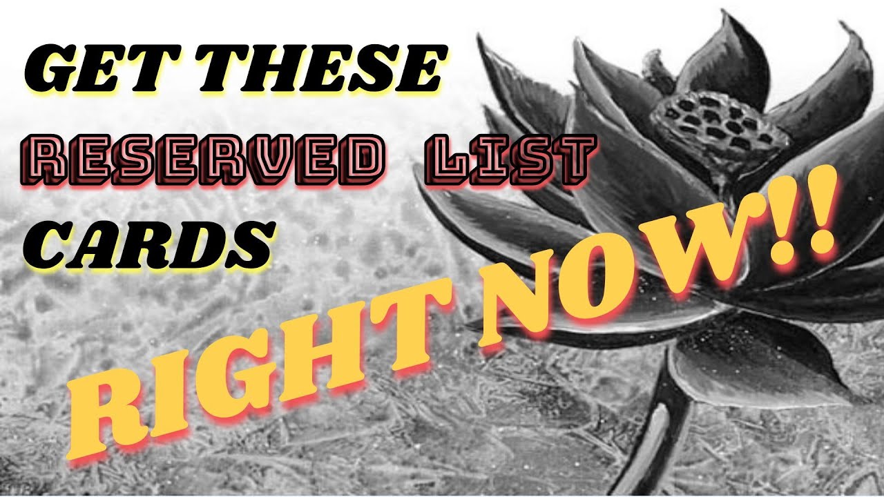 MTG RESERVED LIST INVESTING - Top 10 VALUE Investments