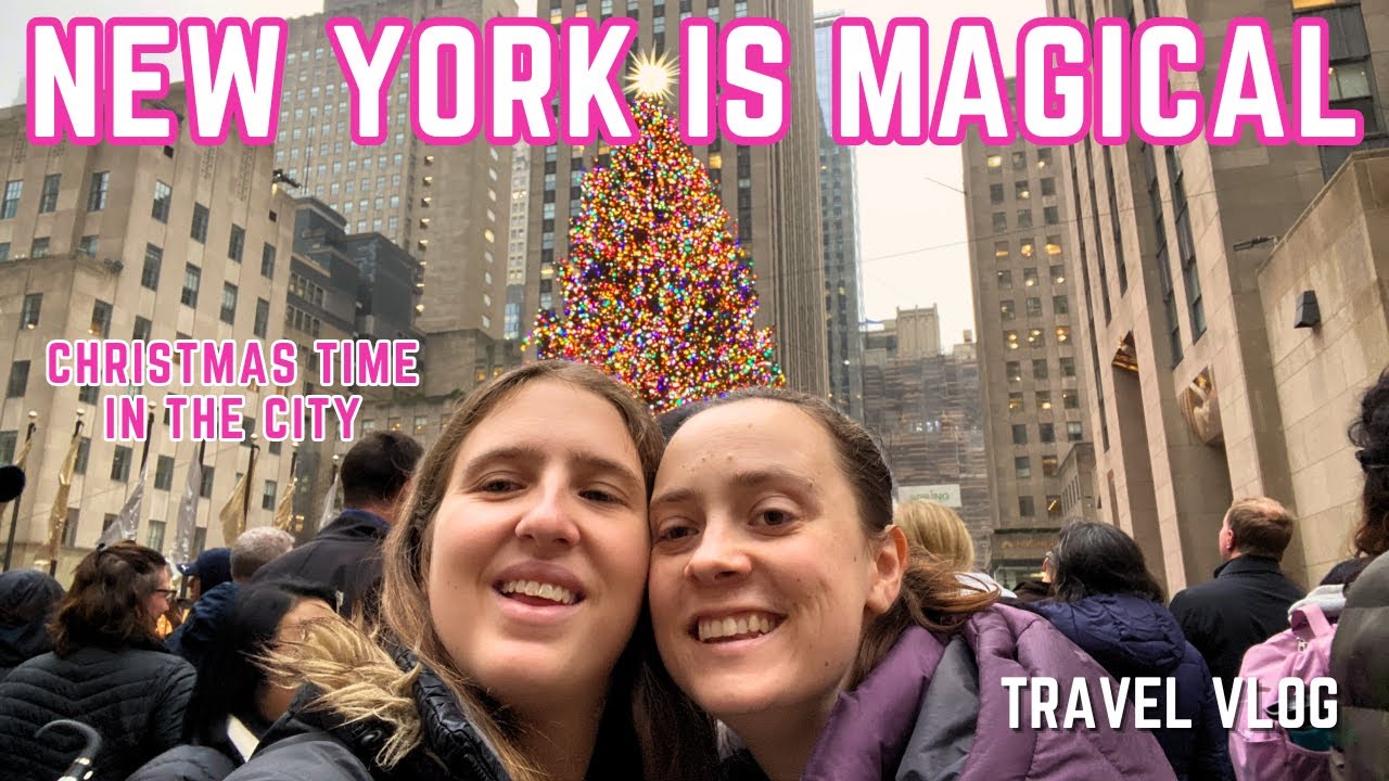 NYC at Christmas 🎄 | Our first time together in our favourite city 😍 | travel vlog