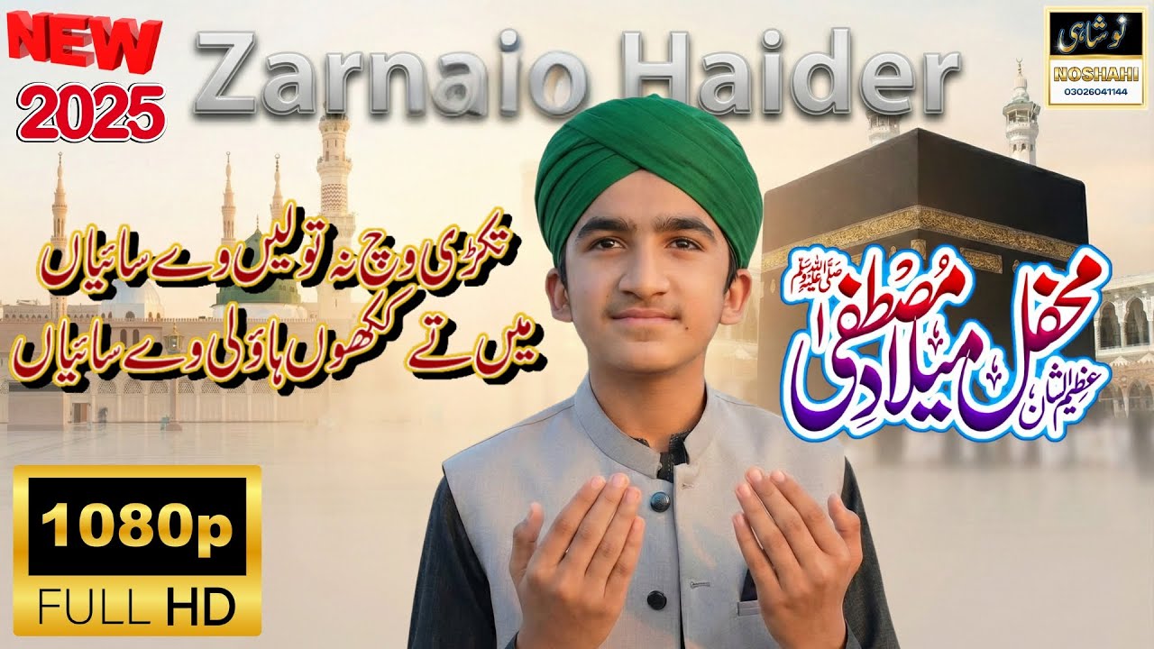 Takri Vich Na Toli Saiyan – Zarnain Haider | Heart-Touching Naat 2025 | New Naat Sharif/new punjabi