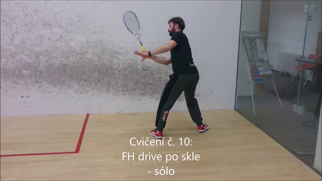 Abeceda squashe podle Jana Rolla D   Základní švih   vedení úderu