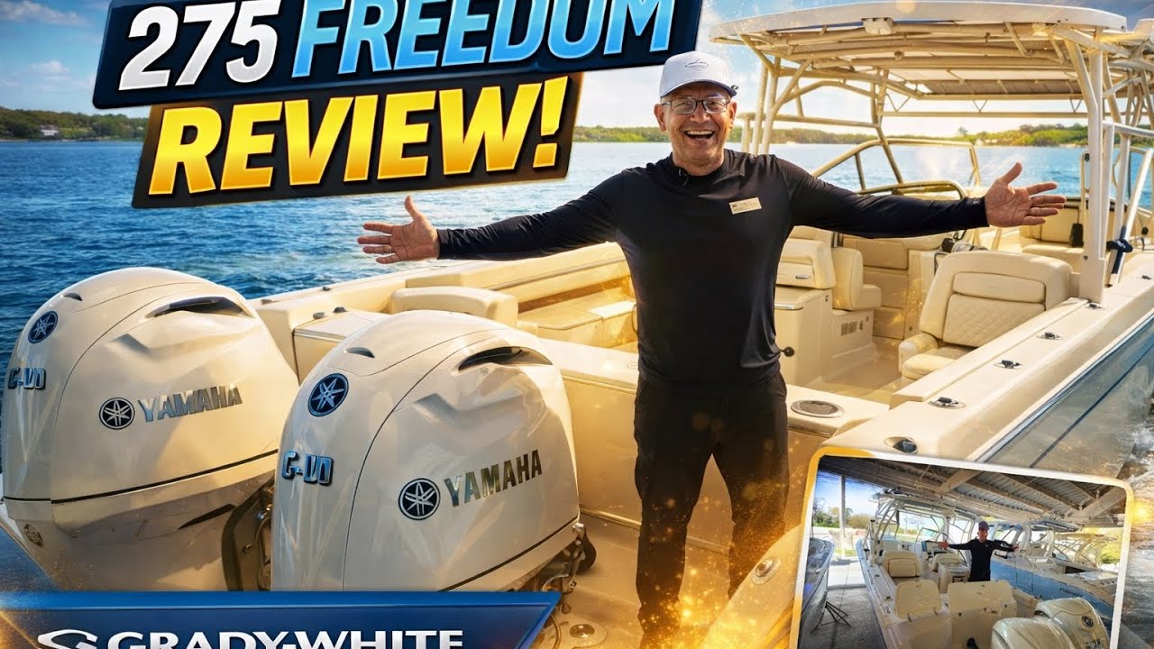 275 Walk thru at Quality Boats with Clearwater Chris 