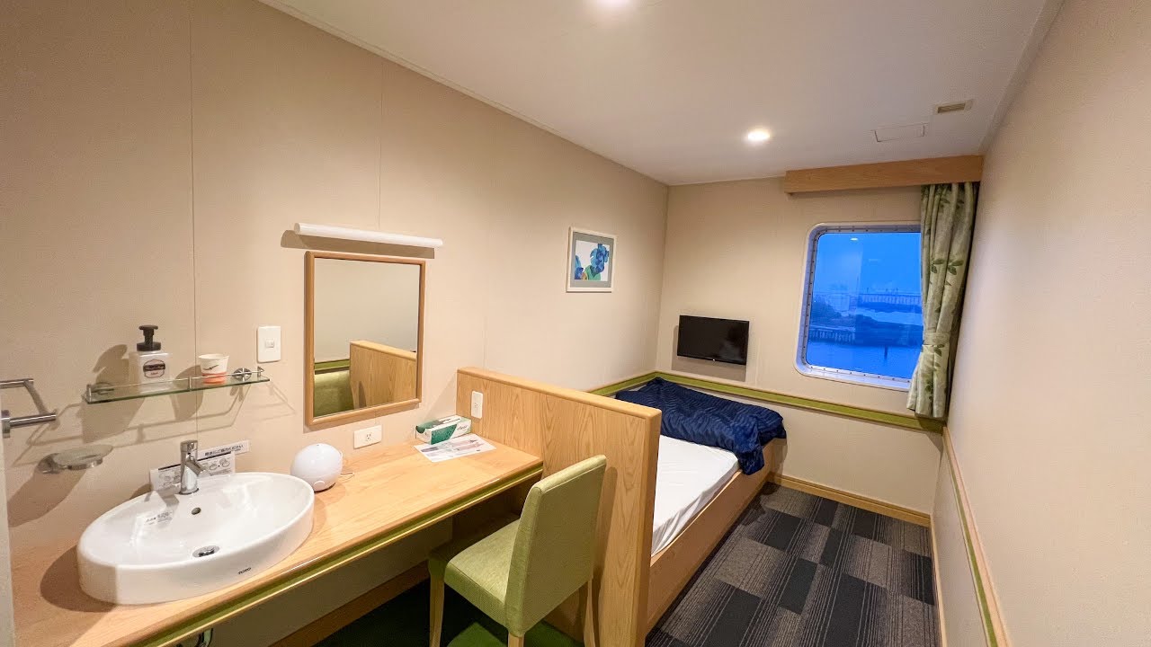 Staying 2Days on Overnight Ferry Travel 🛳 🍊 Comfortable capsule rooms🛏