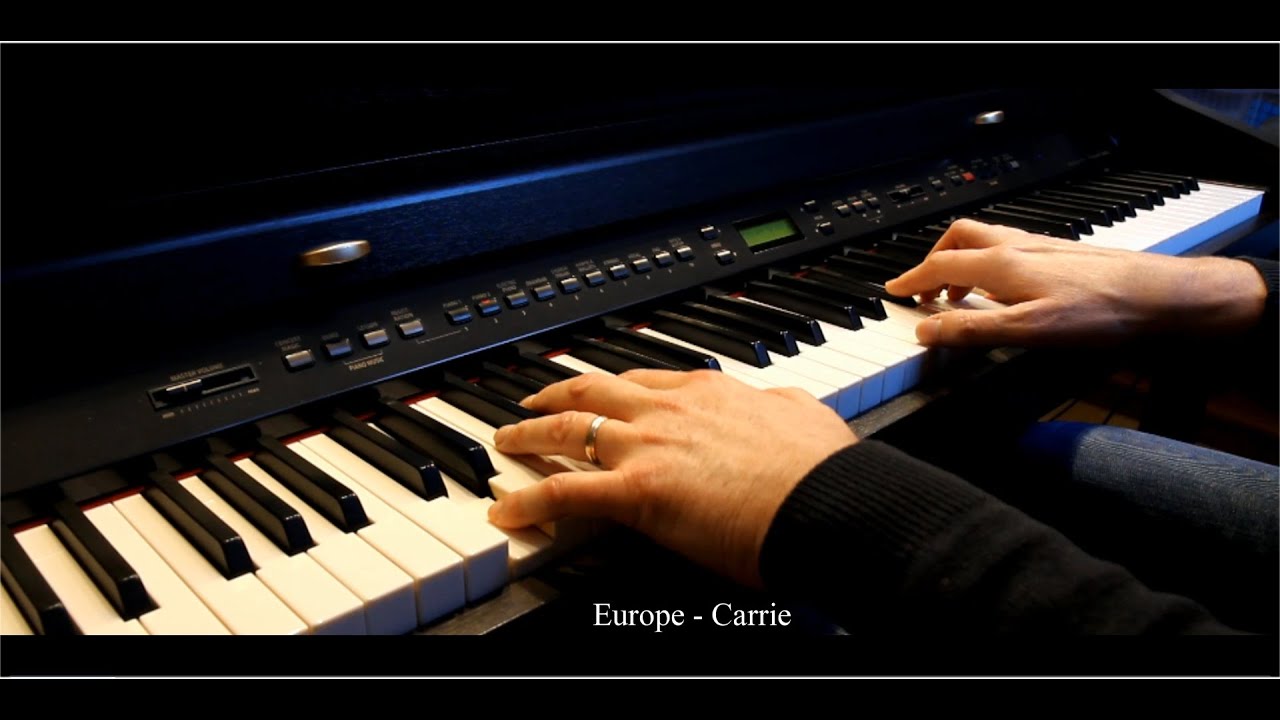 Europe - Carrie - Piano Cover