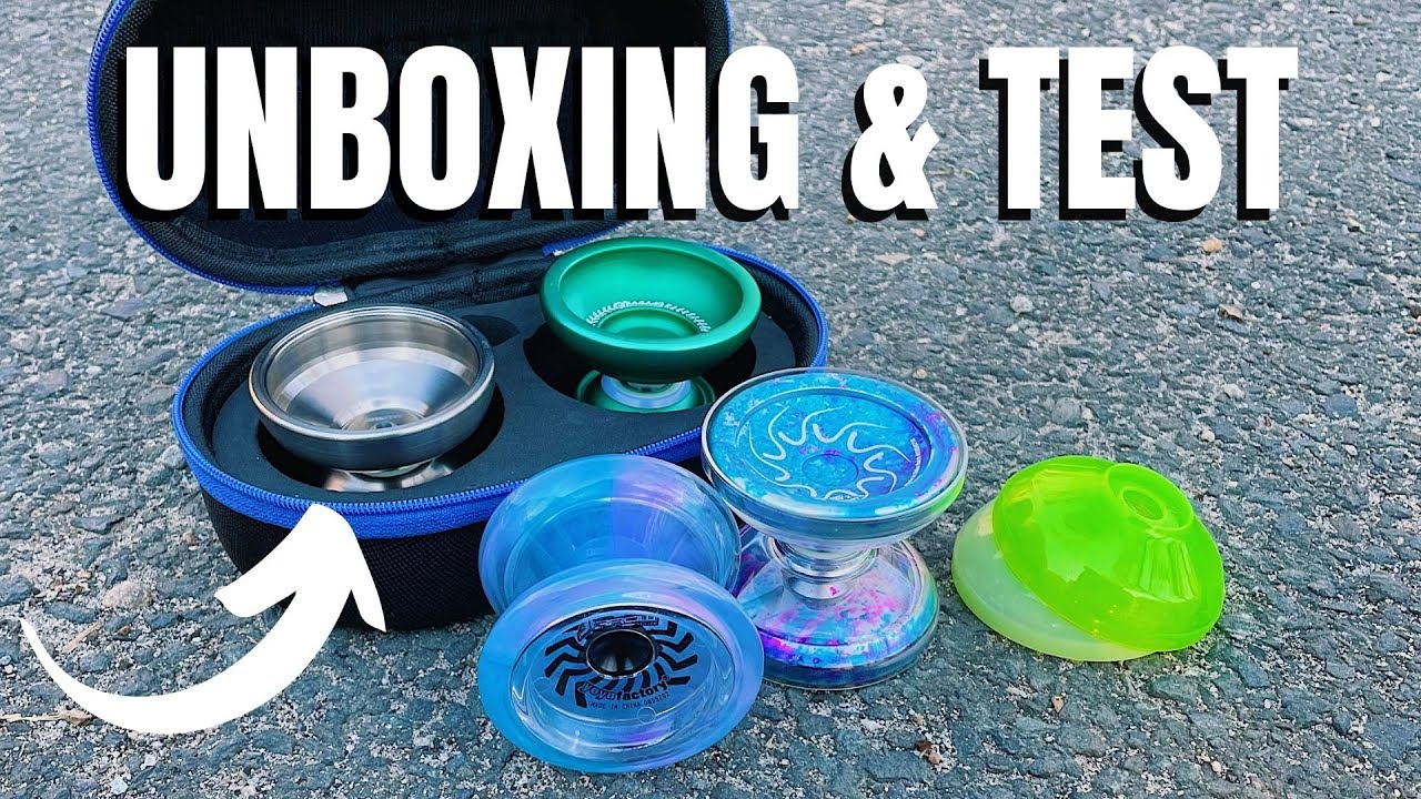 UNBOXING - New YoYoFactory TITANIUM YoYo and MORE!