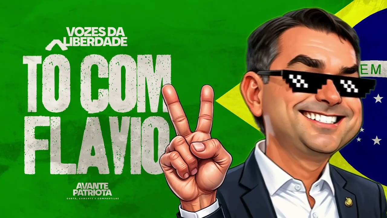 TÔ COM FLÁVIO BOLSONARO - PARÓDIA SINA DE OFÉLIA – Música Oficial Eleições 2026