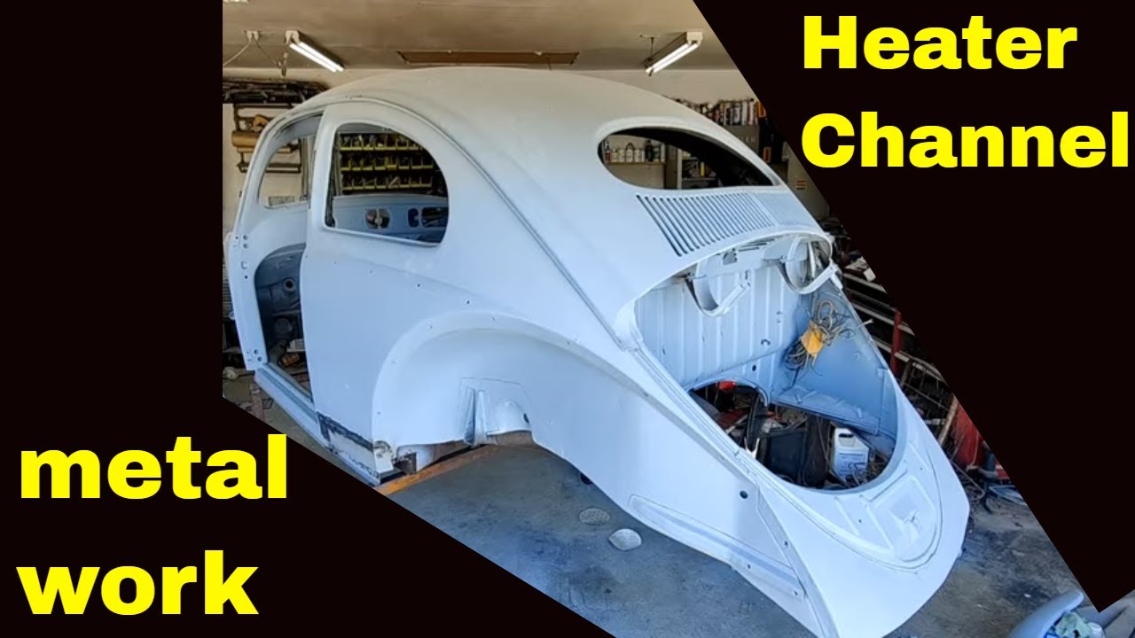РЕСТАВРАЦИЯ - VW Bug 1954 года, ранний ремонт овального окна, канал отопителя
