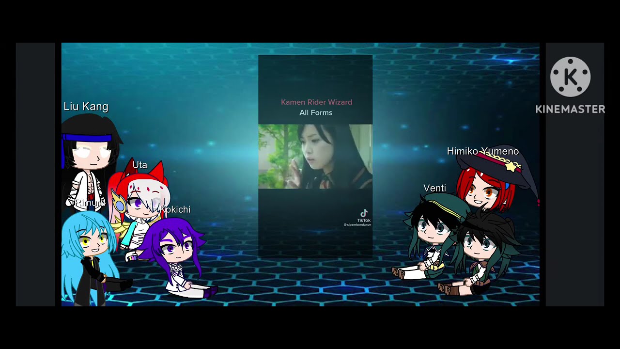 Anime and game Character react to Kamen Rider Wizard (copyright)