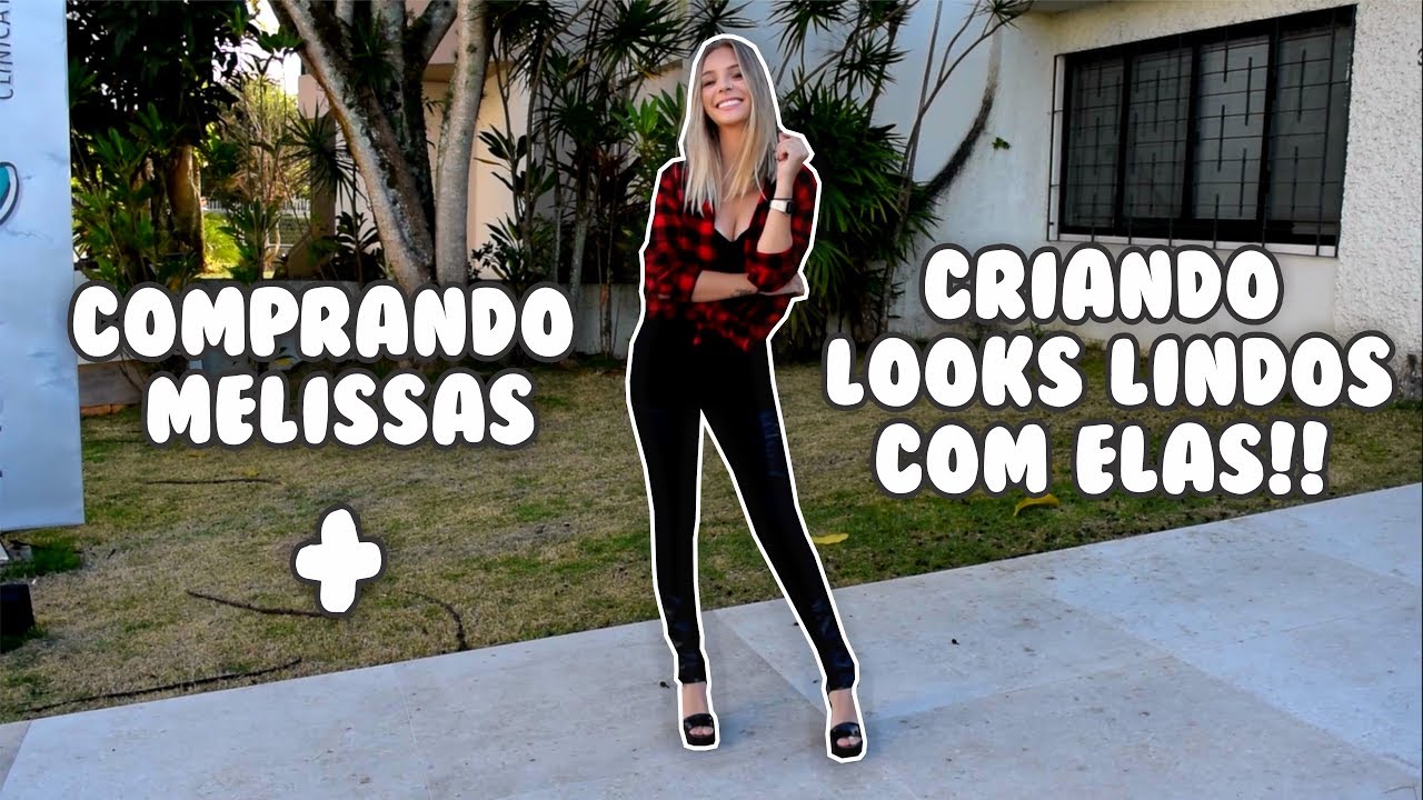 Comprando Melissa + look's com elas!!