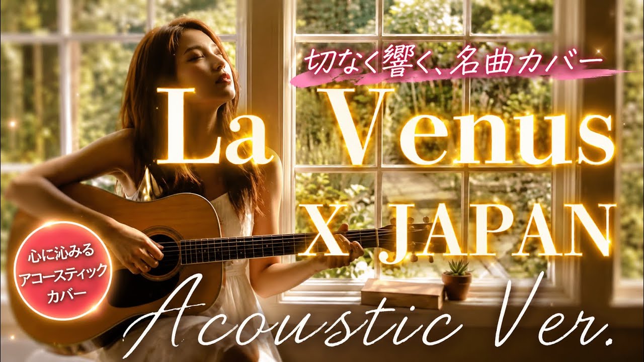 X JAPAN『 La Venus 』アコースティックVer. 〜もし女性シンガーソングライターが歌ったら〜 AIアレンジ(AI Cover)