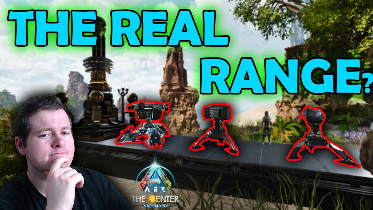The Real Turret Range in Ark Survival Ascended - How Far DO Turrets Shoot