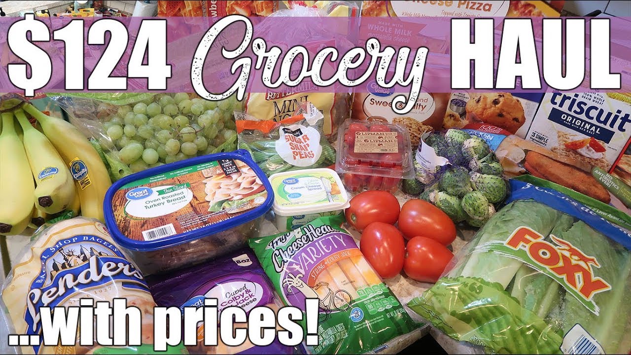 $124 Walmart Grocery Haul on a Budget | $400 Per Month | Family of 4