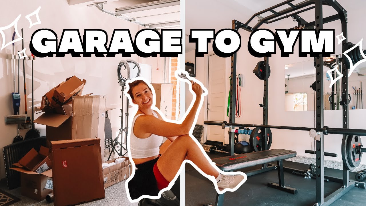 TRANSFORMING GARAGE INTO A HOME GYM: How To Build A Budget Home Gym