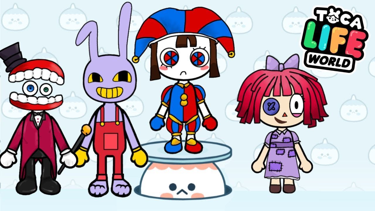 MEGAMIX The Amazing Digital Circus in Toca Life Word | Pomni vs Jax vs Ragatha vs Caine  | Toca Boca