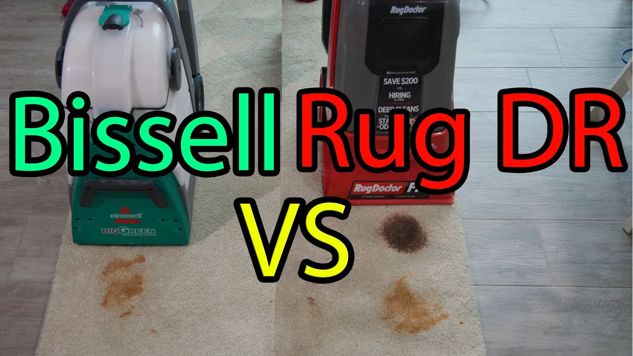 Bissell Big Green vs Rug Doctor Pro Cleaning Performance!