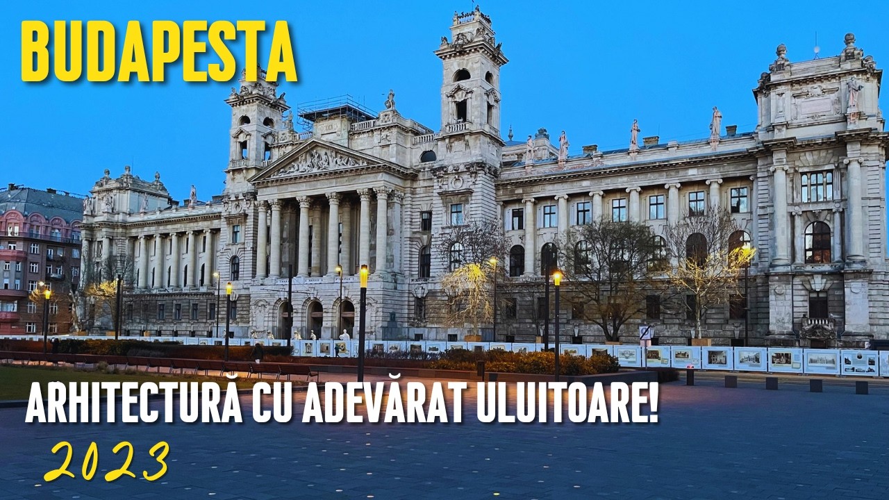 Pentru prima dată în Budapesta! Arhitectură cu adevărat uluitoare