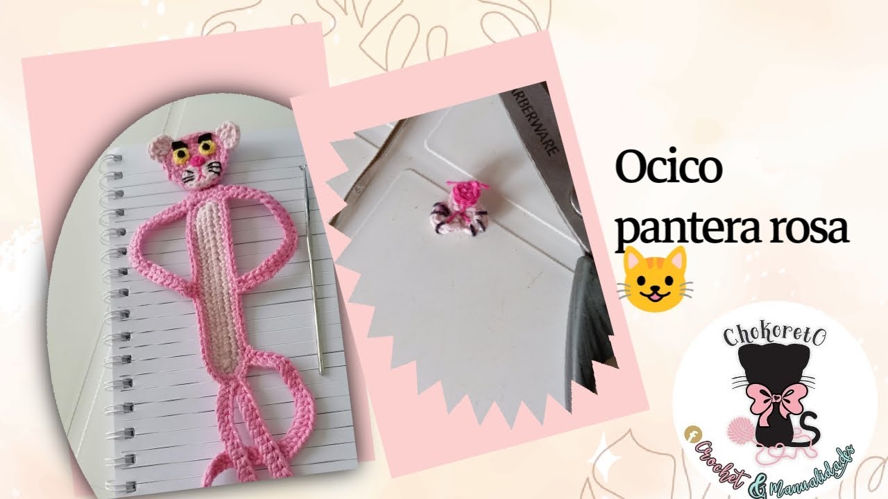POR FIN!! Como hacer el ocico de la pantera 🩷😺 separador de libro 📕
