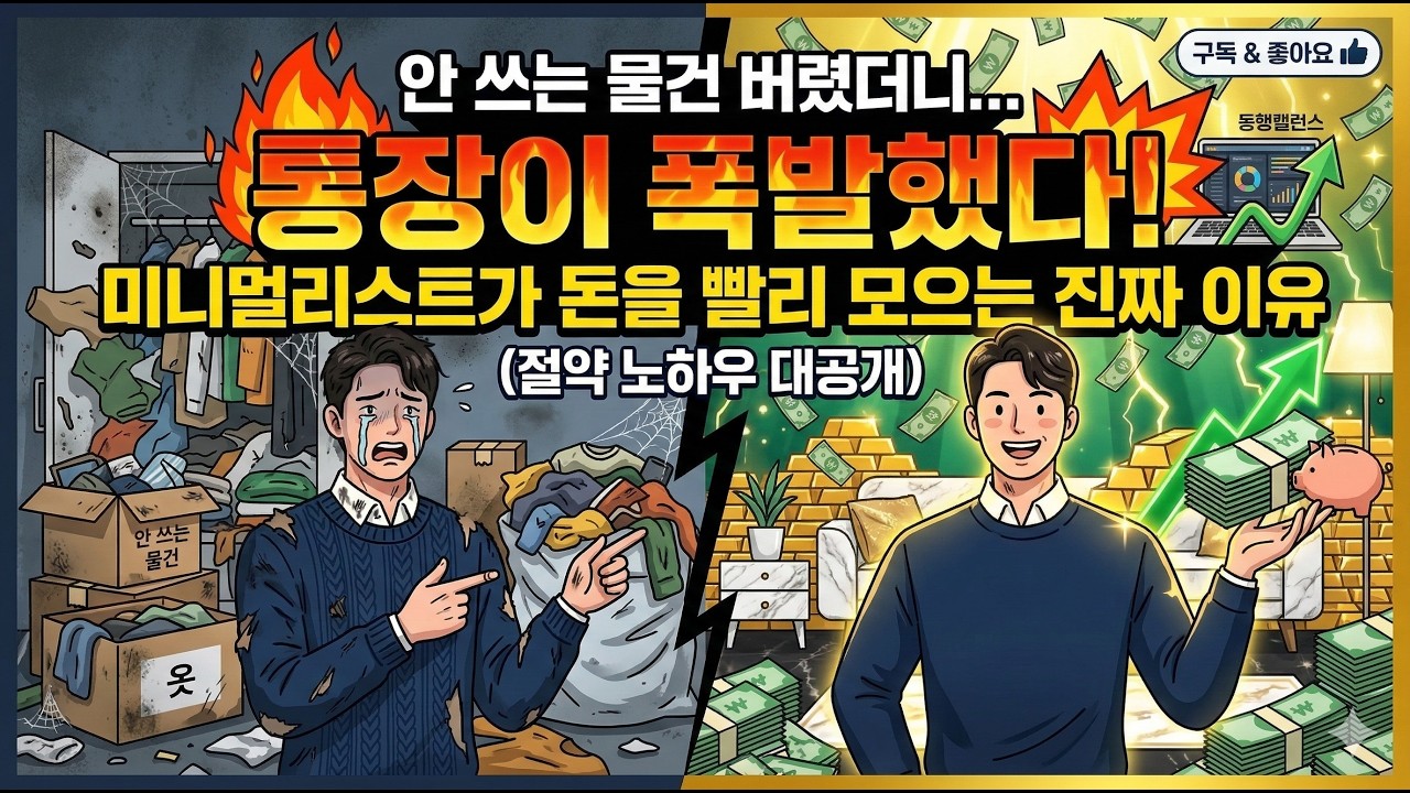 미니멀리스트가 돈을 빨리 모으는 진짜 이유