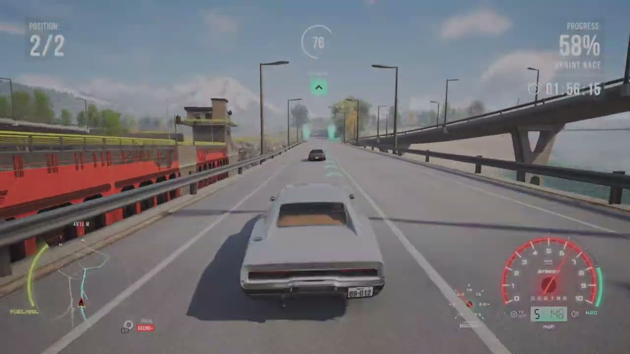 CarX Street - Decent Sprint - Charger vs Skyline - Lucky Crash Recovery - Hard Mode AI - Bad Driving