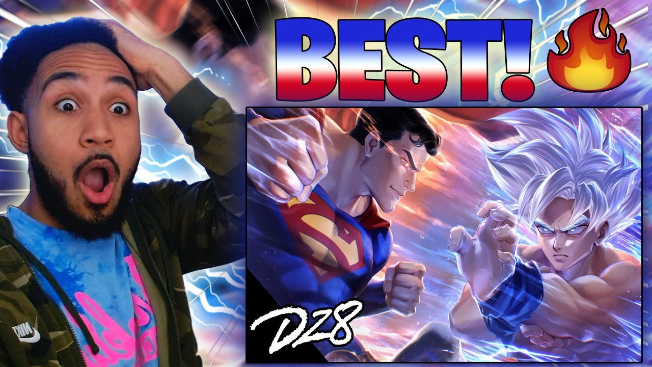 THEY went OFF! SUPERMAN VS GOKU RAP SONG | 