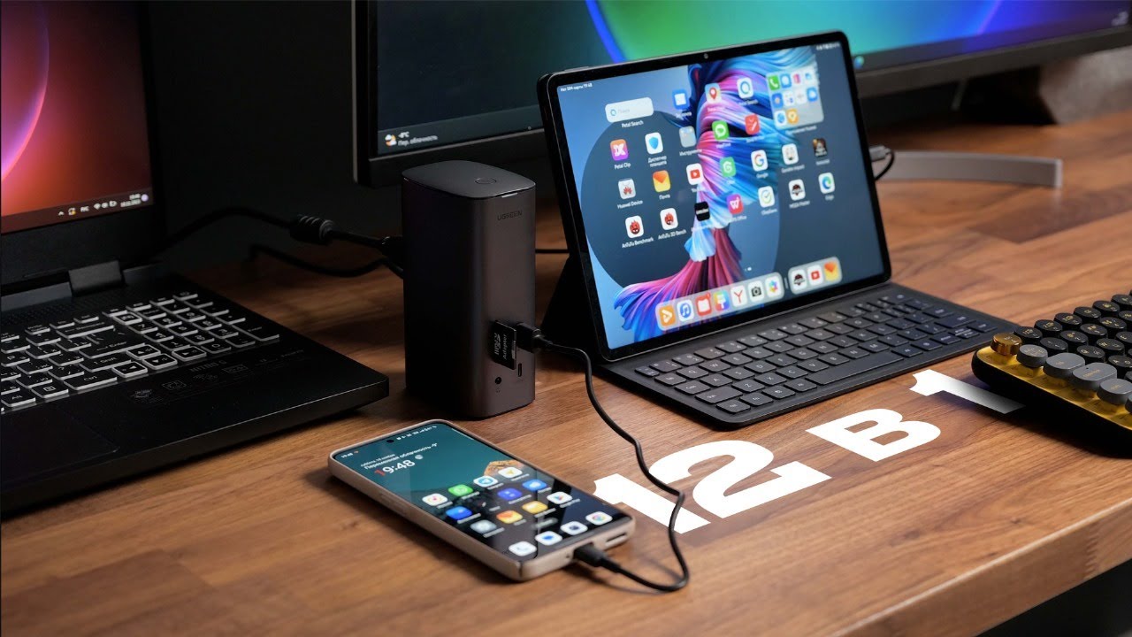 Прокачай свой MacBook! Тестирую мощную док-станцию UGREEN CM555