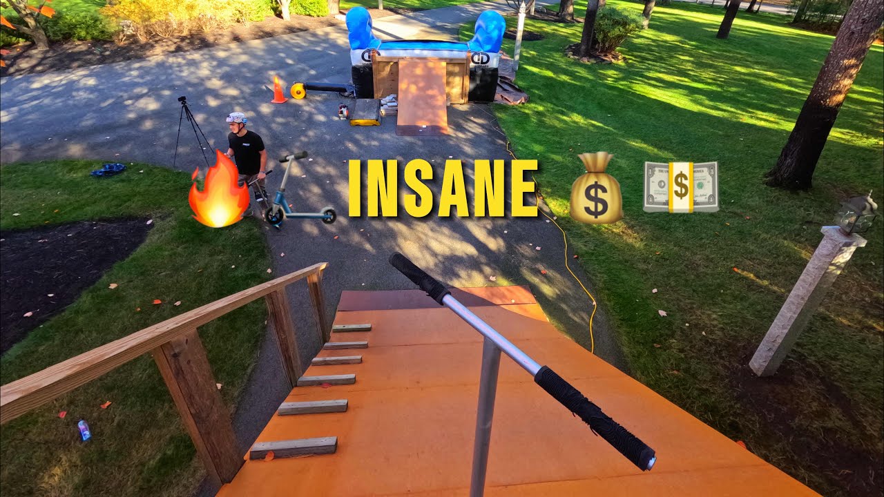 Riding the worlds MOST EXPENSIVE backyard skatepark
