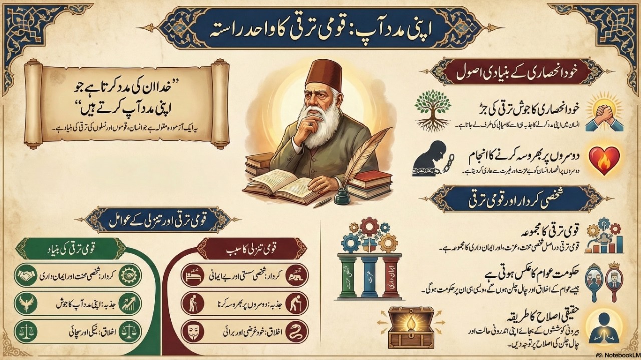 اپنی مدد آپ apni madad aap جماعت نہم آغا خان بورڈ