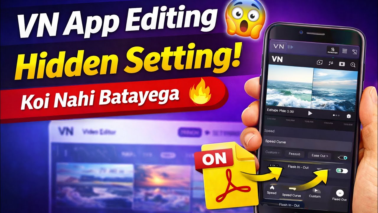 VN App Se Professional Video Editing 📱🔥 | Full Tutorial Hindi Me 