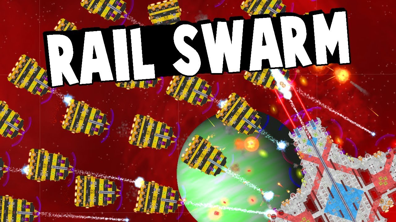 BOSS ships vs Railgun SWARM! Who will win?