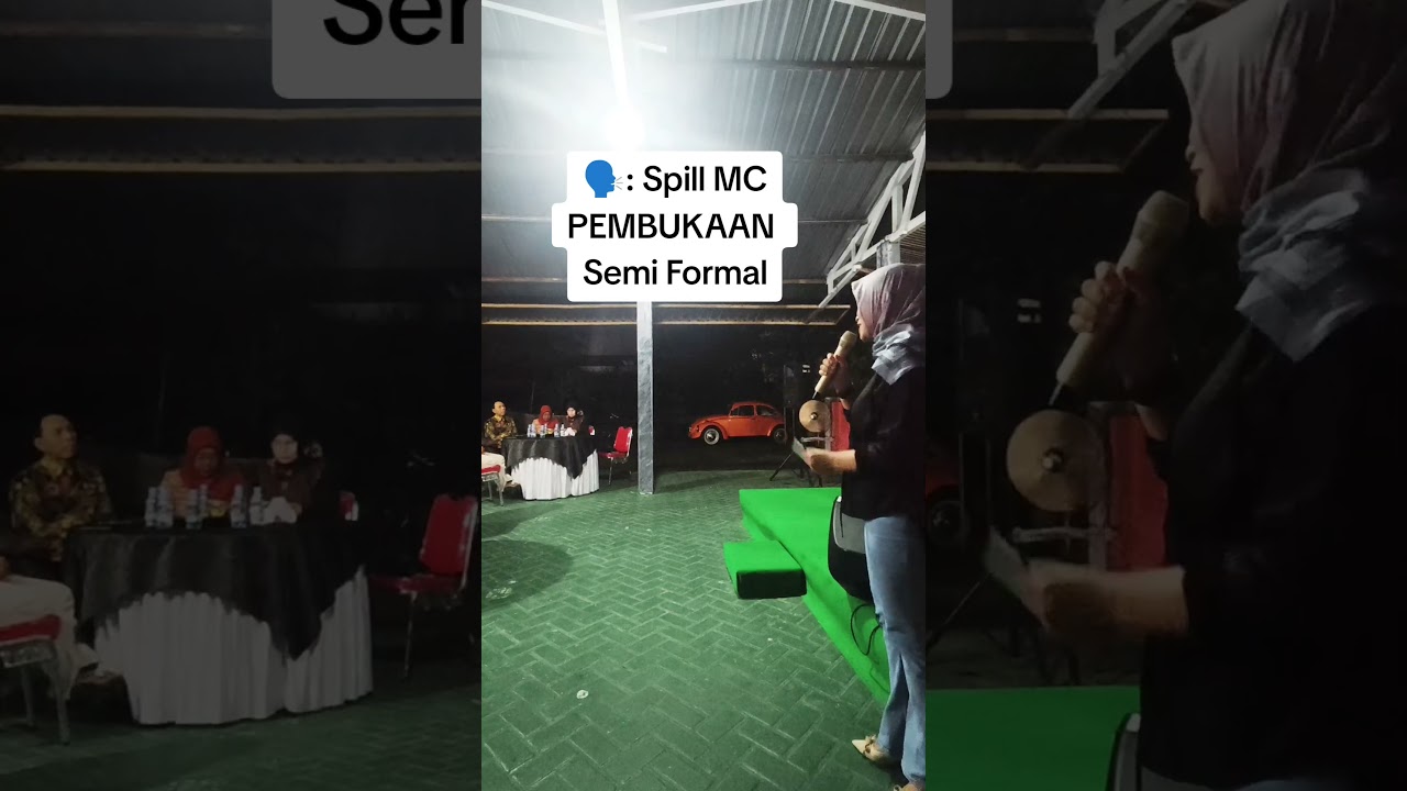 MC PEMBUKAAN Semi Formal #belajarmc #mc