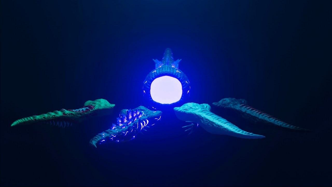 Sea eater zilla vs el gran maja team | sea monsters animation full video