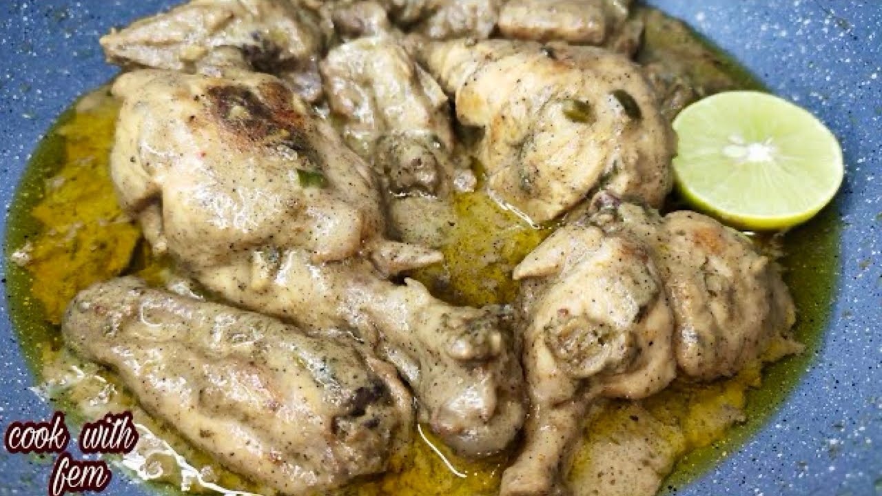 Super Tasty & Easy Pepper Chicken Recipe With Lemon