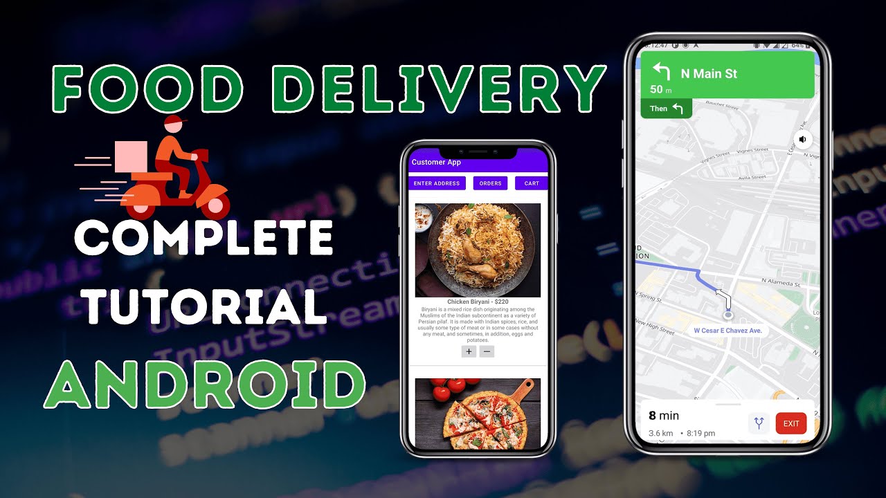 Build a Food Delivery App from SCRATCH in Android Studio