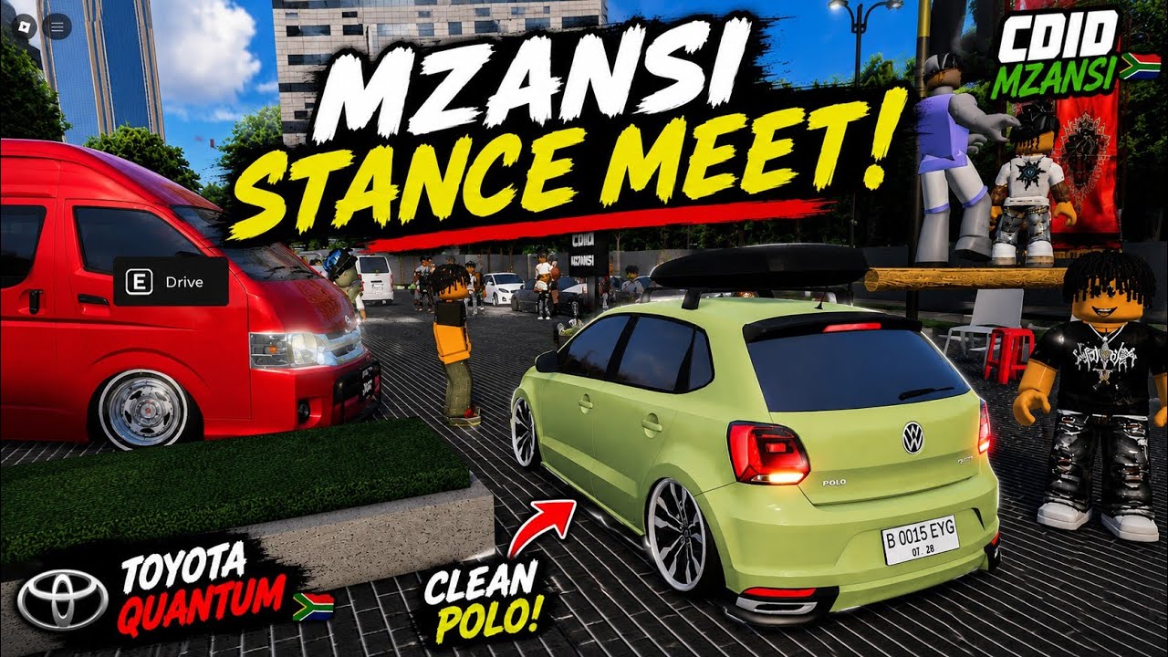 I Went To My First Mzansi Stance Meet! 🇿🇦🔥 | CDID Roblox