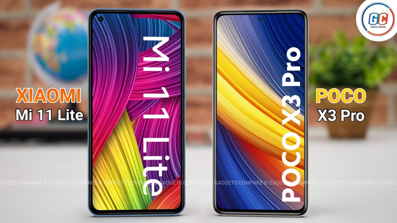 Xiaomi Mi 11 Lite vs Poco X3 Pro || Full Comparison ⚡ Which one is Best