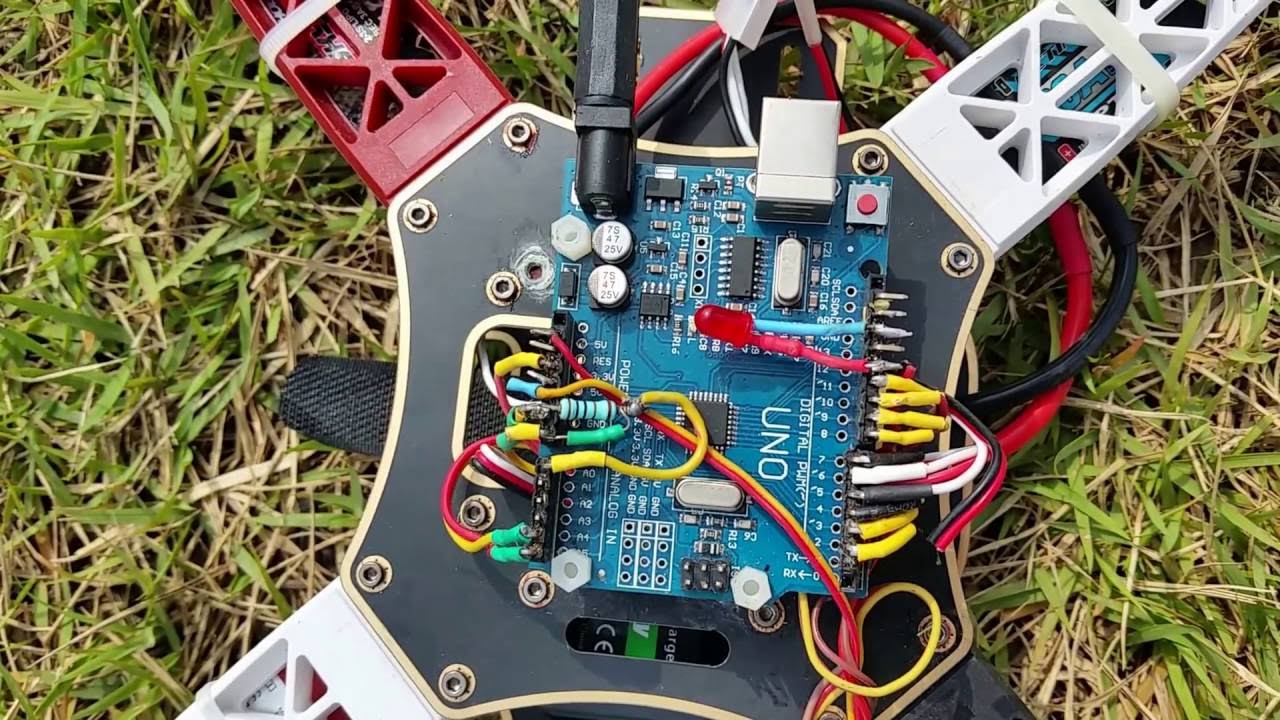 Arduino Uno Mpu6050 MultiCopter F450 Frame Flip
