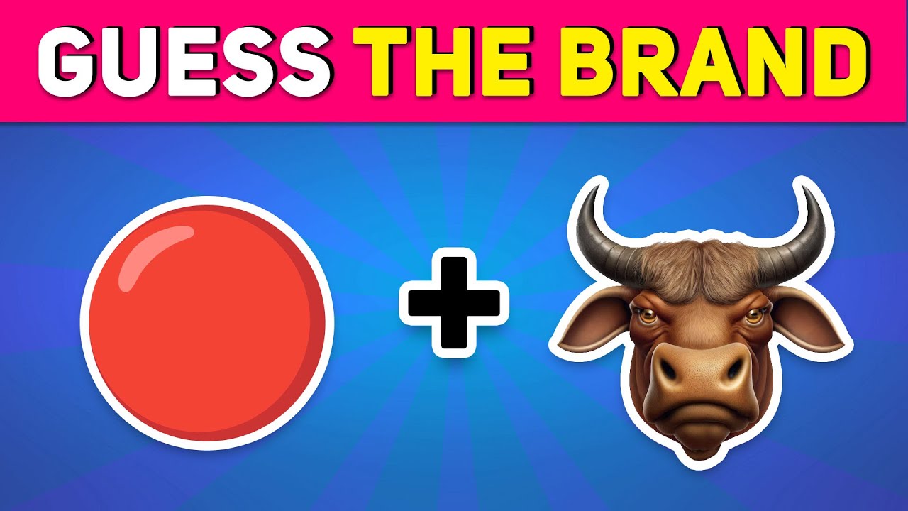 Guess the BRAND by Emoji? 🤔 Emoji Quiz | Quiz Rainbow
