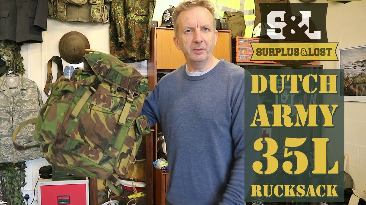 Dutch Army Surplus 35L DPM rucksack