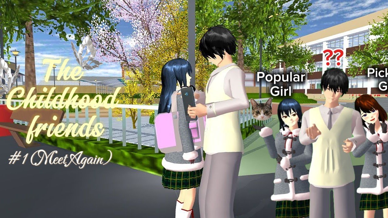 The Childhood friends || Eps 1 [Meet Again] SAKURA SCHOOL SIMULATOR SIMULATOR DRAMA