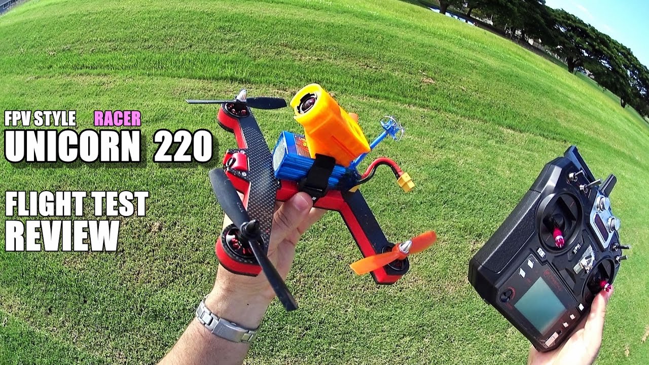 FPV STYLE UNICORN 220 Racer - Review - [Flight/Crash Test, Pros & Cons]