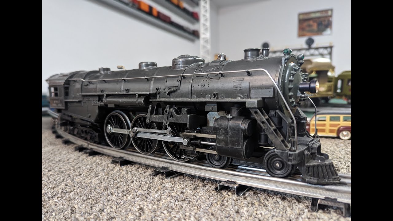 Lionel prewar outfit 768W from 1938. Headed by the 763E/2263W in gunmetal gray.