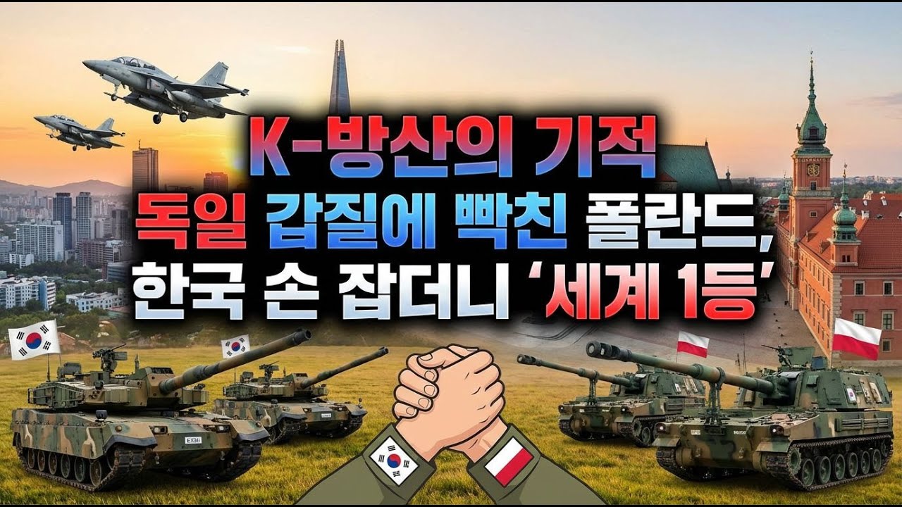 독일 탱크 단칼에 거절한 폴란드가 오직 '한국 손'만 잡자 유럽 전체가 발칵 뒤집힌 내막