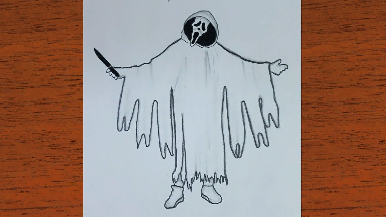 SCREAM 6 (ÇIĞLIK) karakter çizimi / Çığlık nasıl çizilir / Art Karakalem Çizimleri