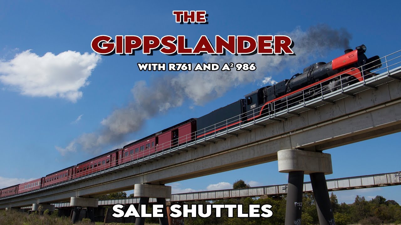 History Over The River Avon - Steam Locomotives R 761 and A² 986 - SRV Sale Shuttles